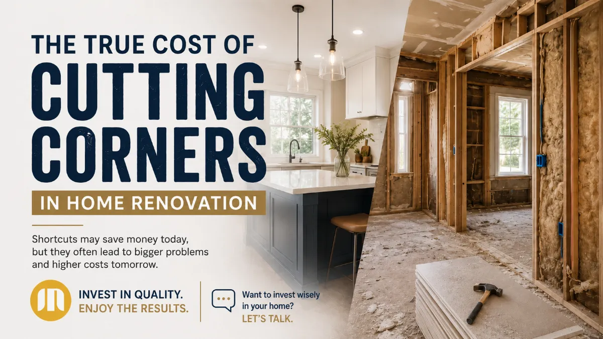 The True Cost of Cutting Corners in Home Renovation