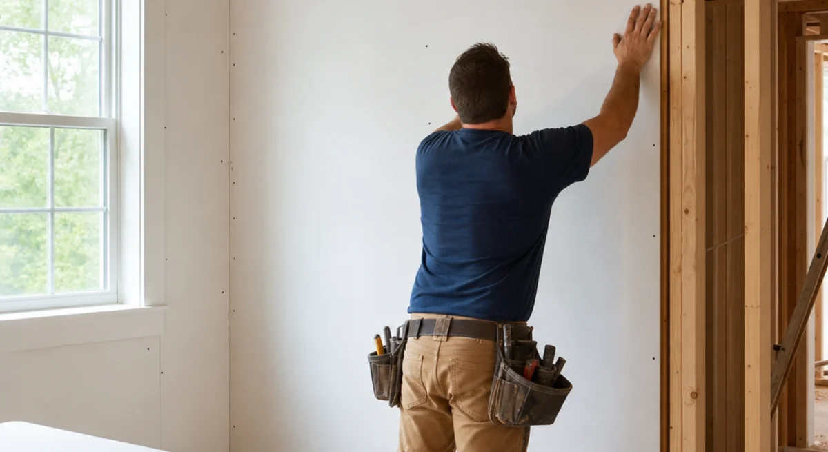 Water damage reconstruction in a Northern Virginia home