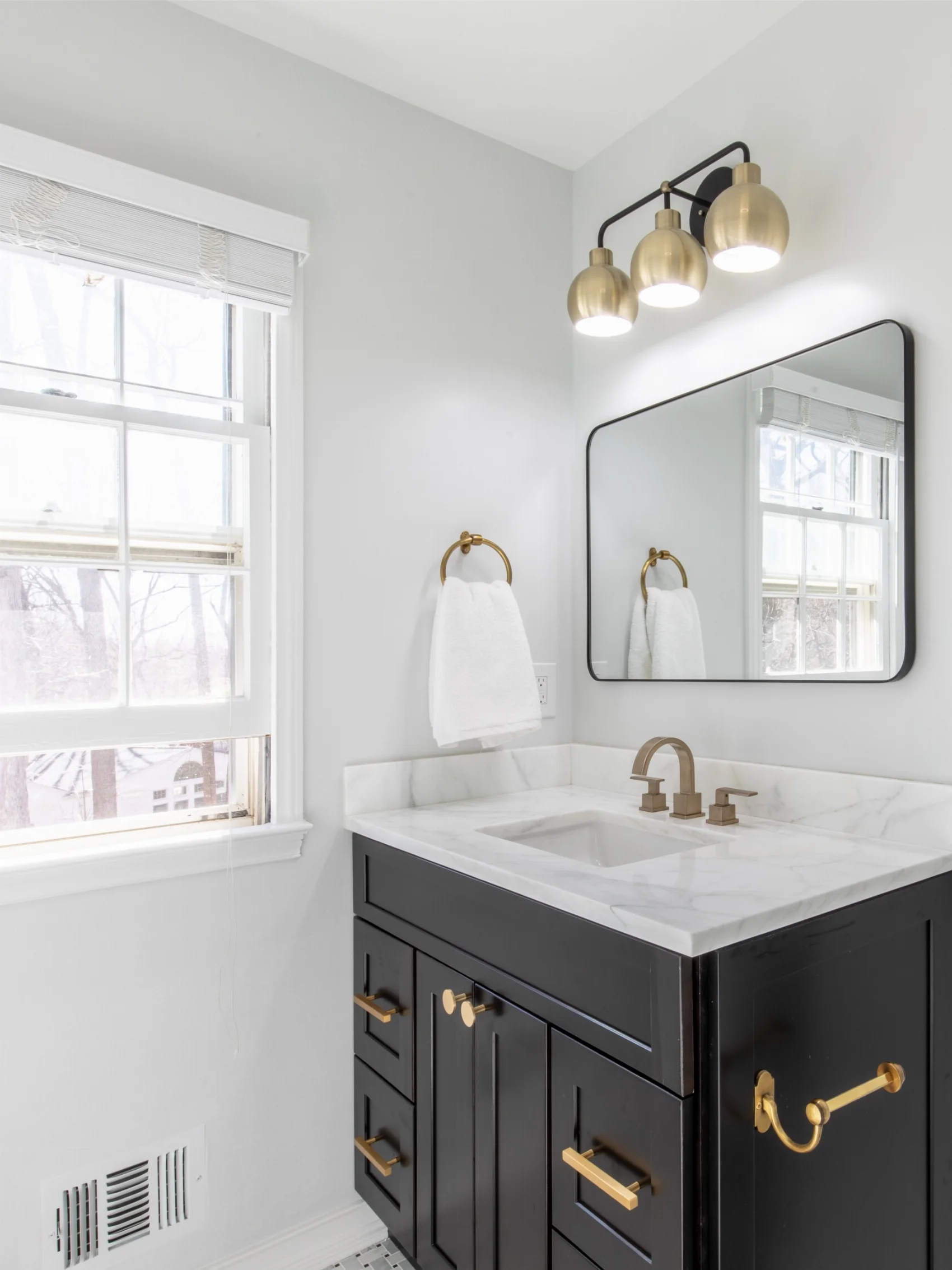 After bathroom remodel