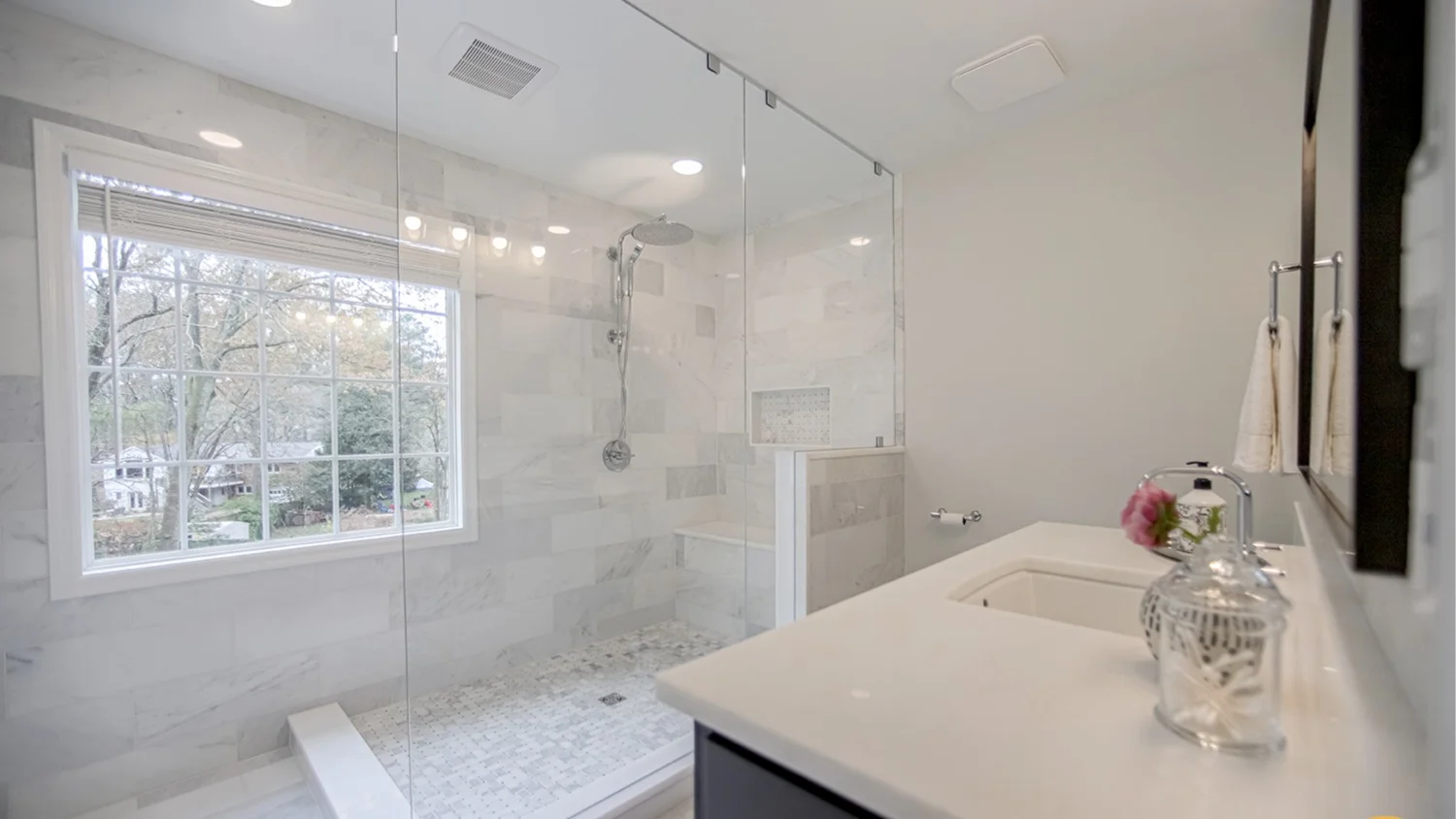After bathroom remodel
