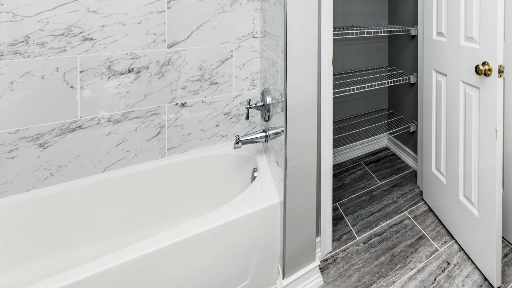 After bathroom remodel