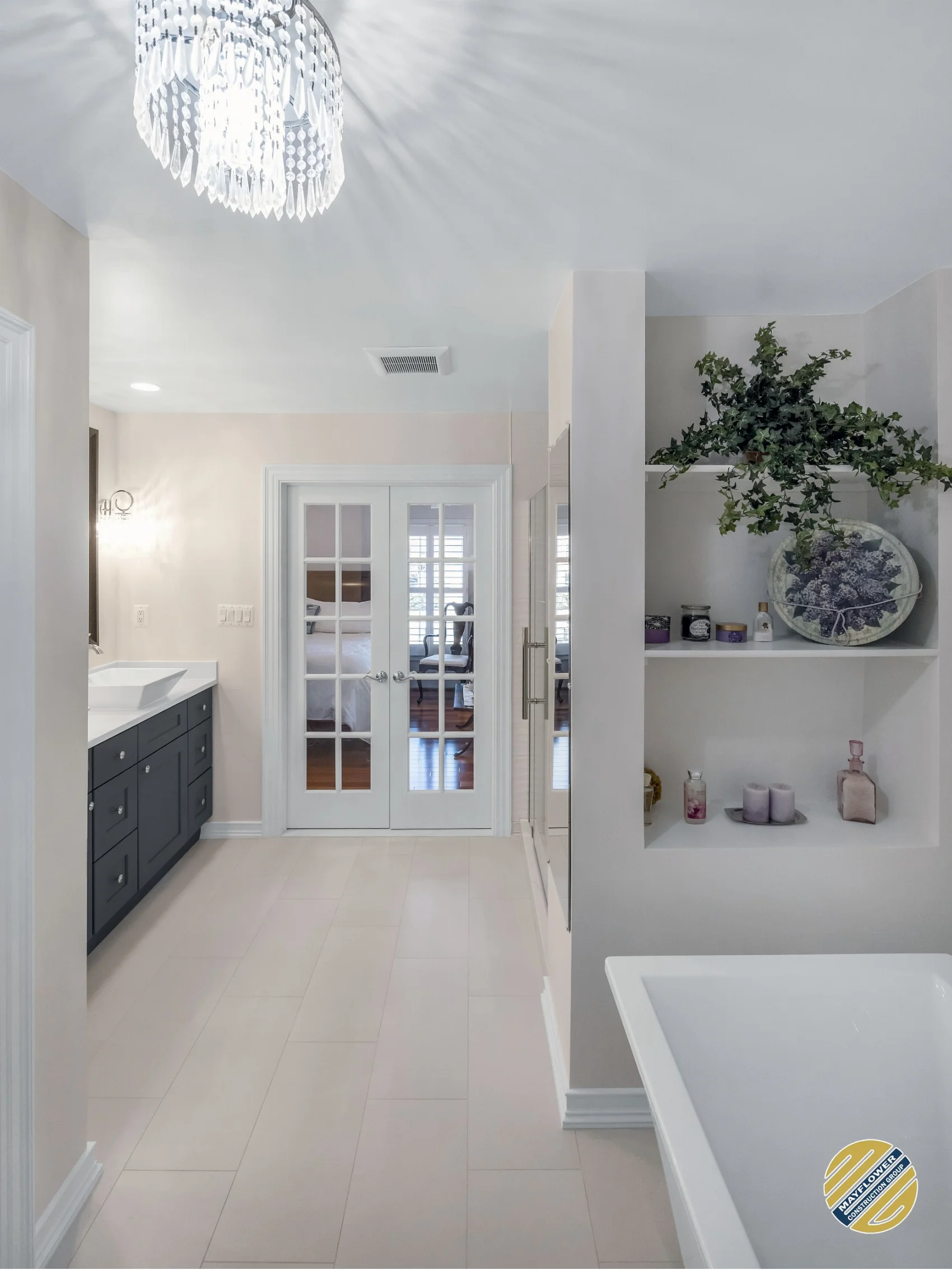 After bathroom remodel