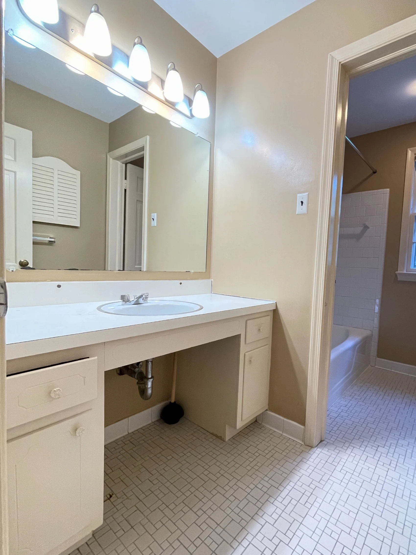 Before bathroom remodel