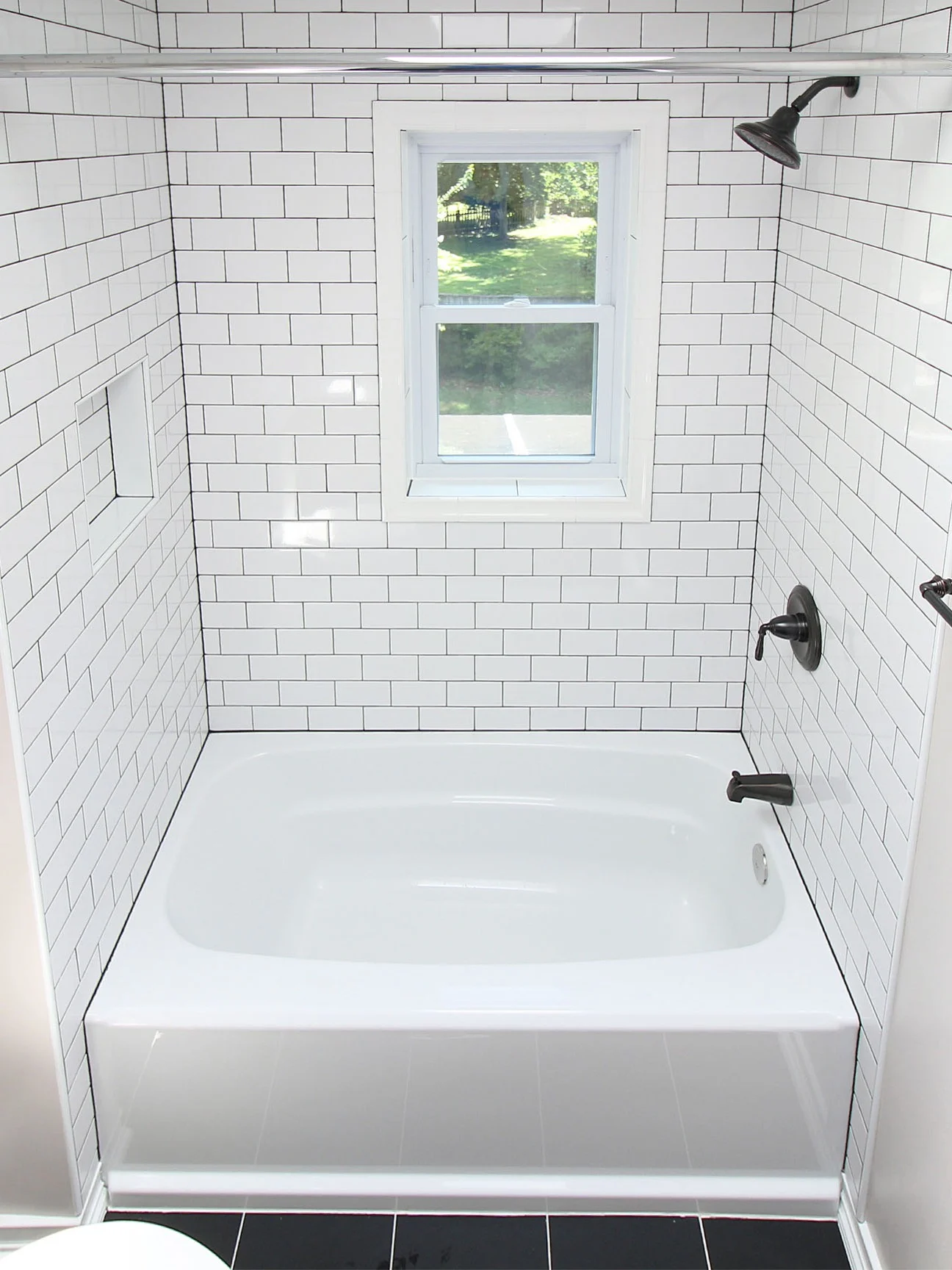 After bathroom remodel