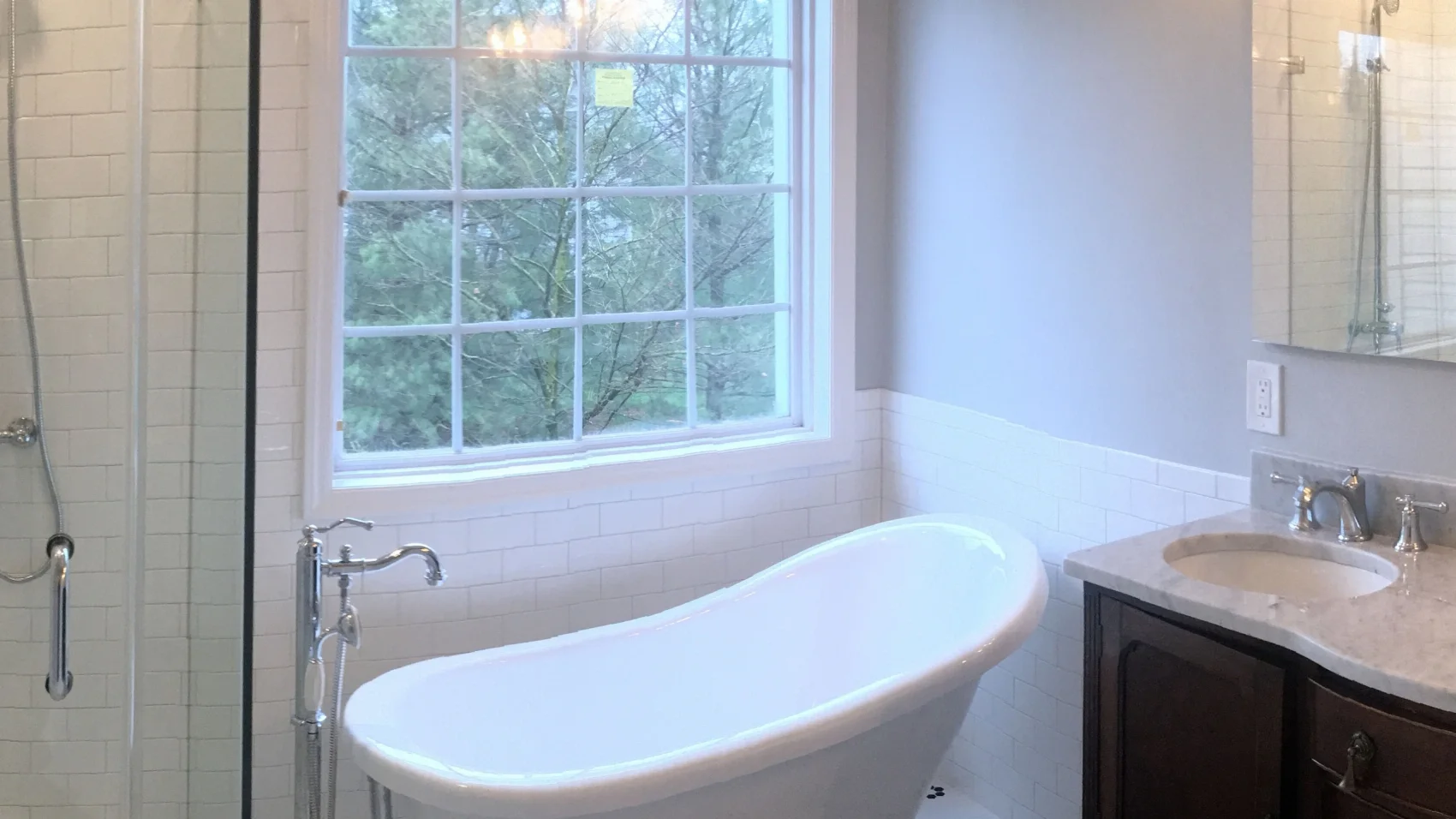 After bathroom remodel