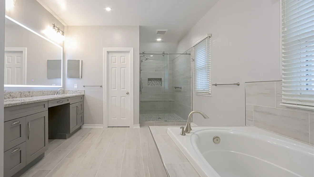 After bathroom remodel