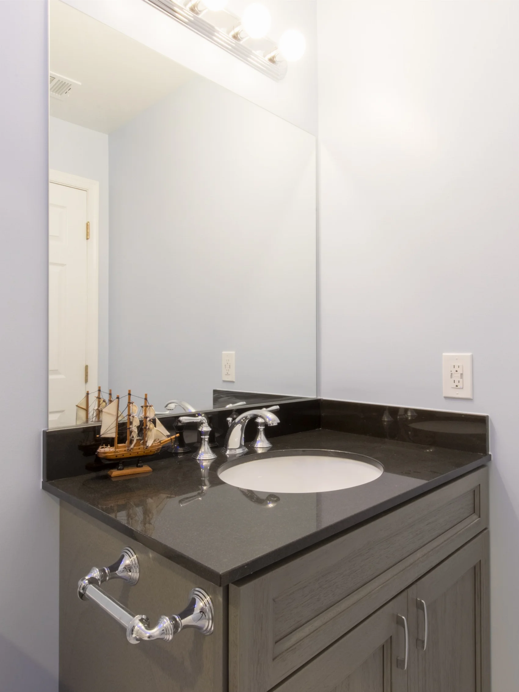 After bathroom remodel
