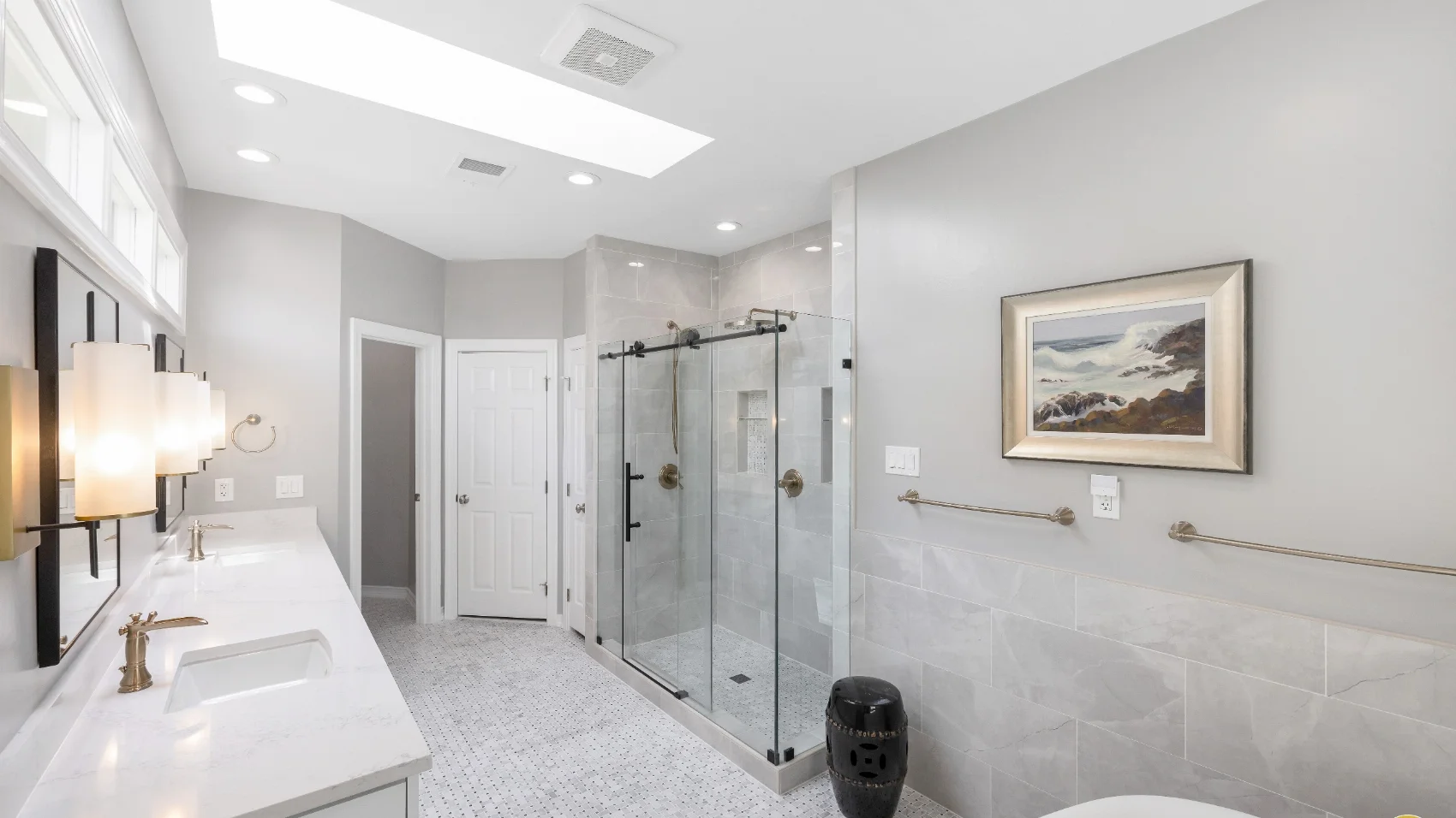 After bathroom remodel