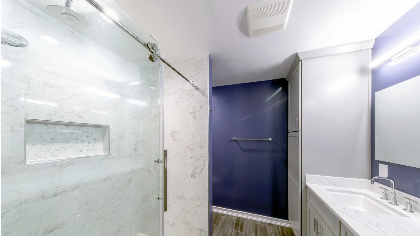 After bathroom remodel