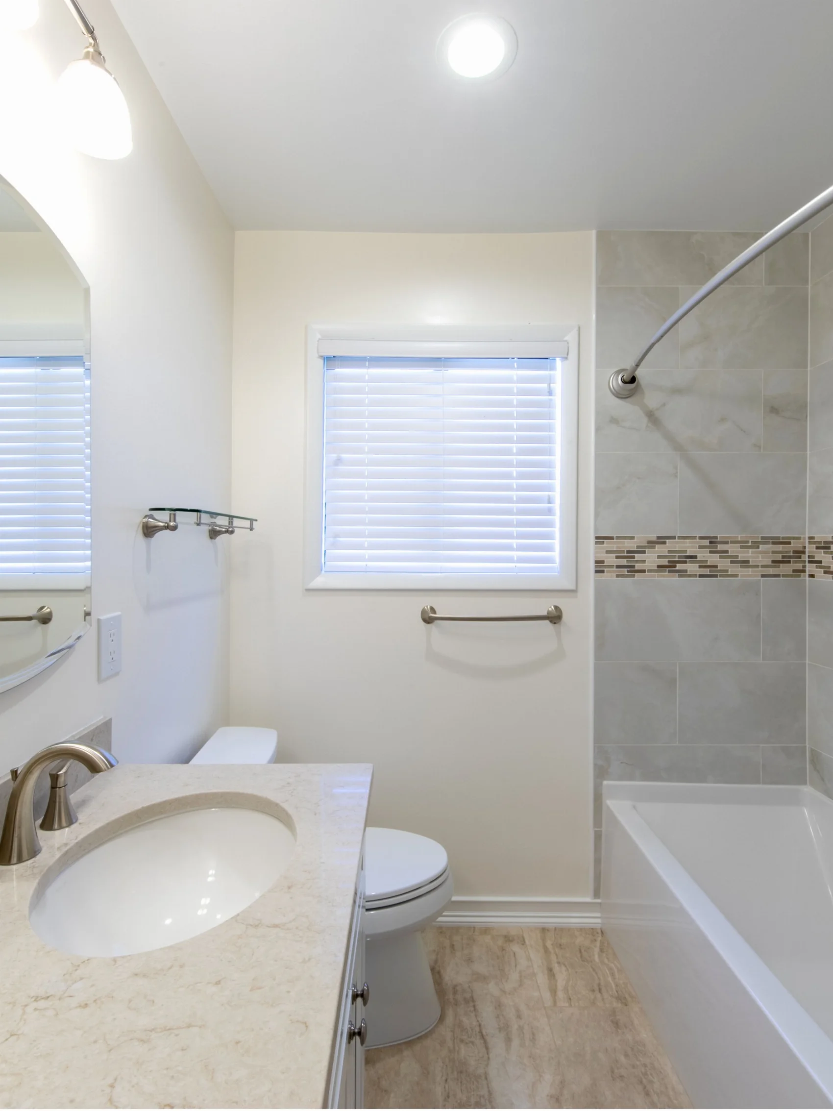 After bathroom remodel