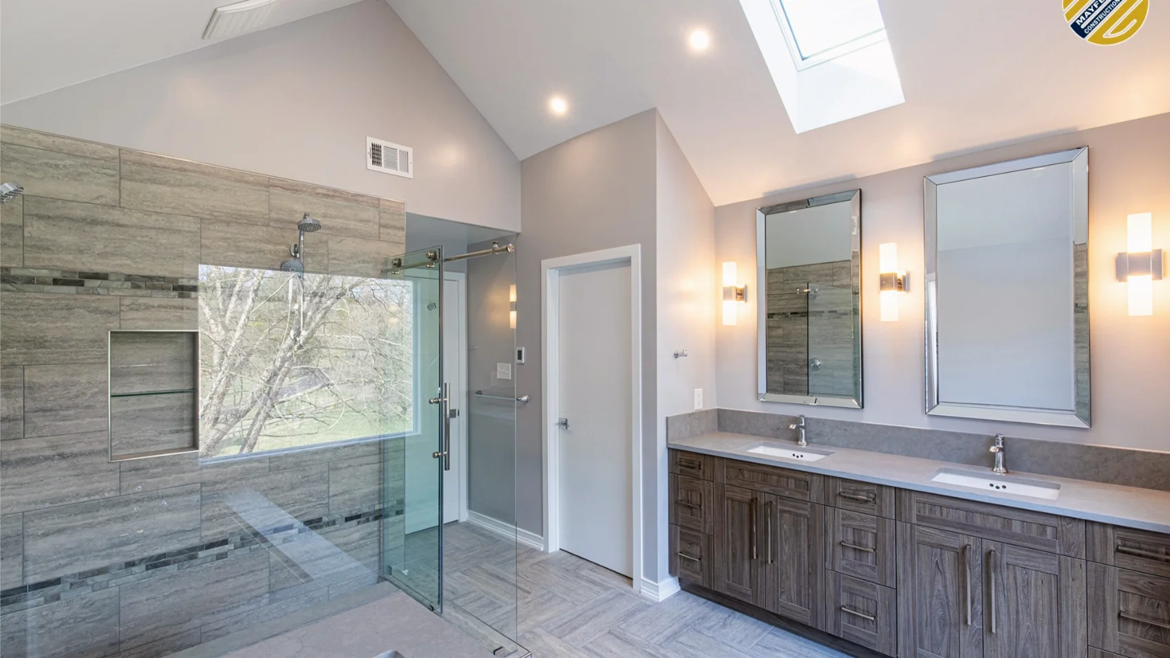 After bathroom remodel