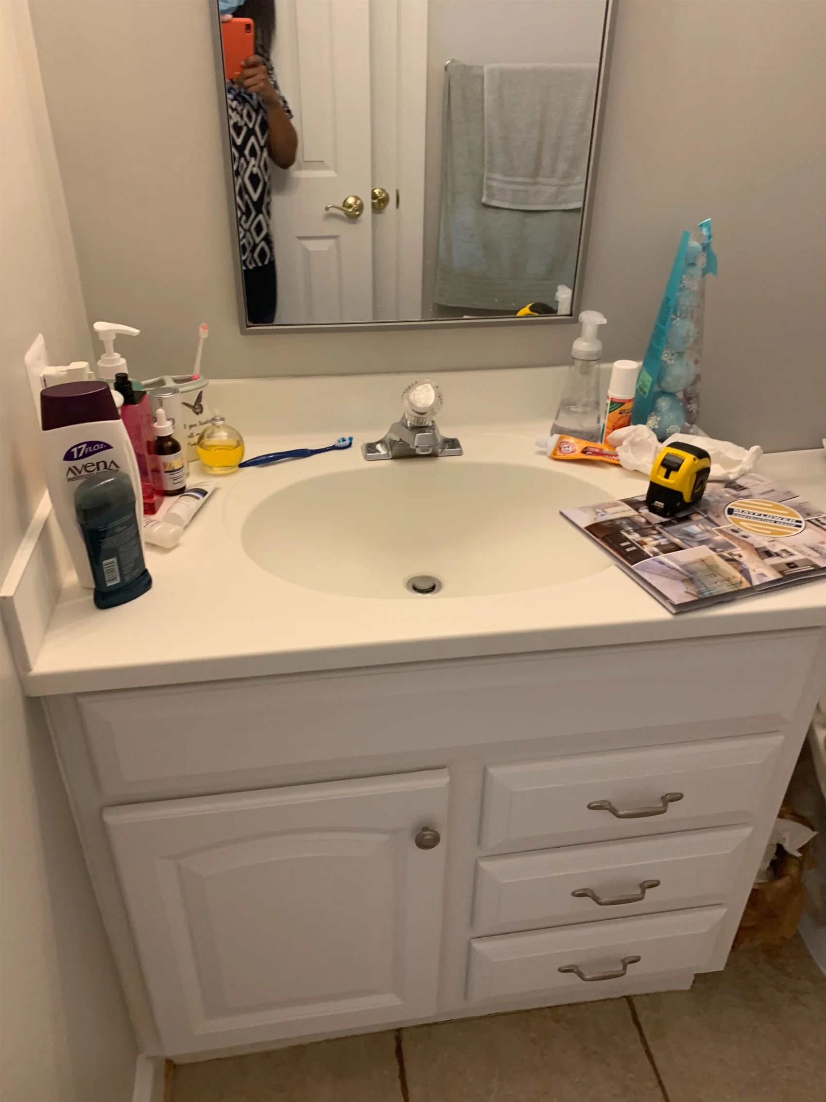 Before bathroom remodel