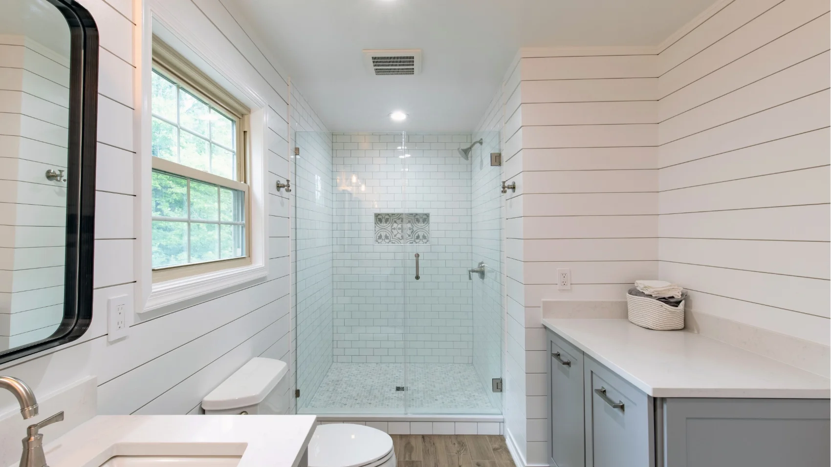After bathroom remodel