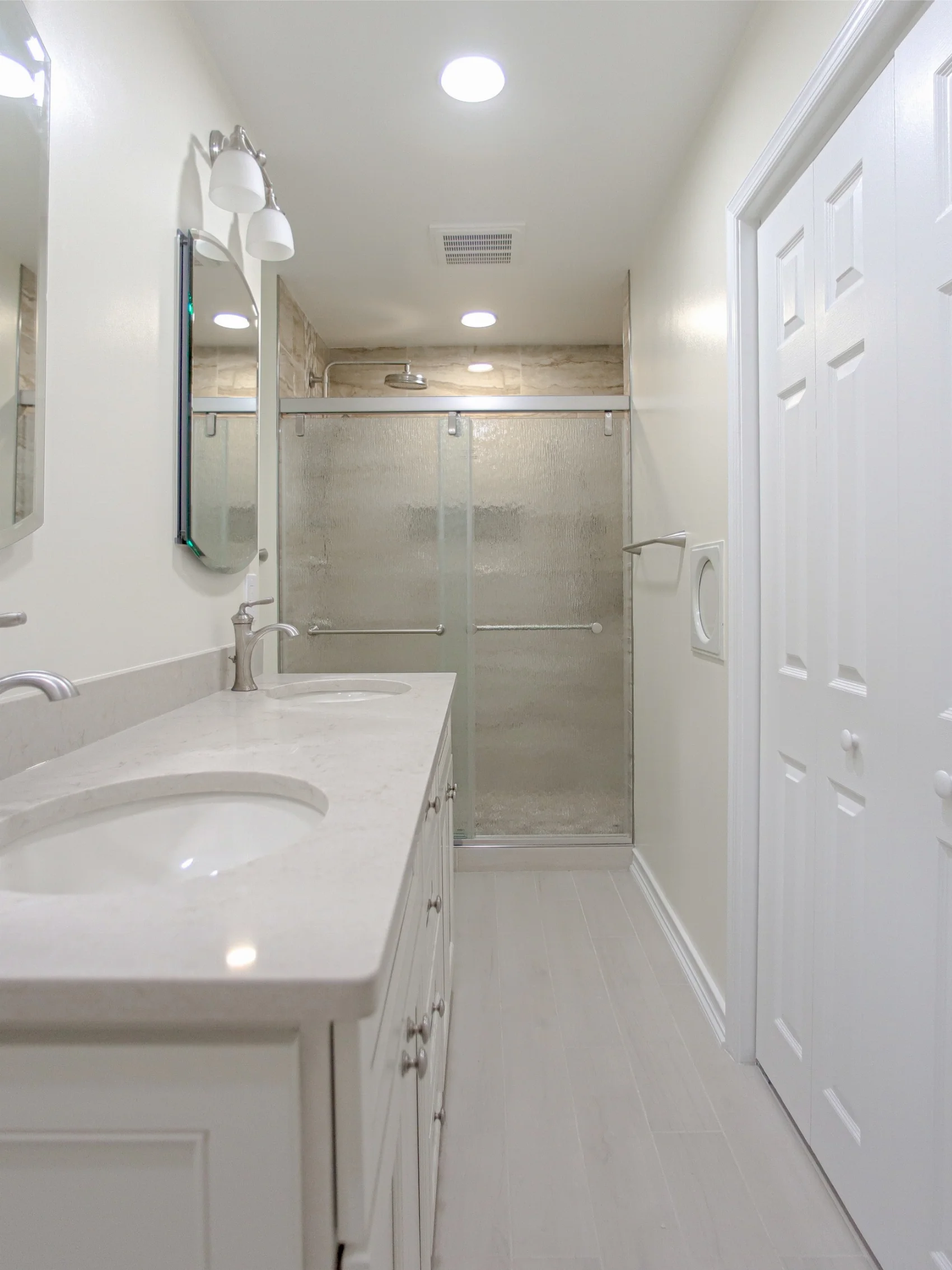 After bathroom remodel