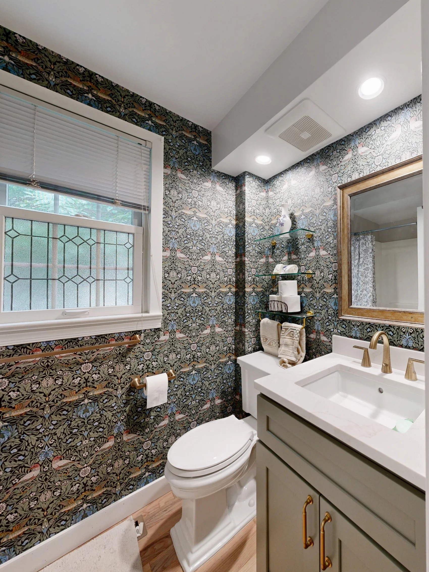 After bathroom remodel