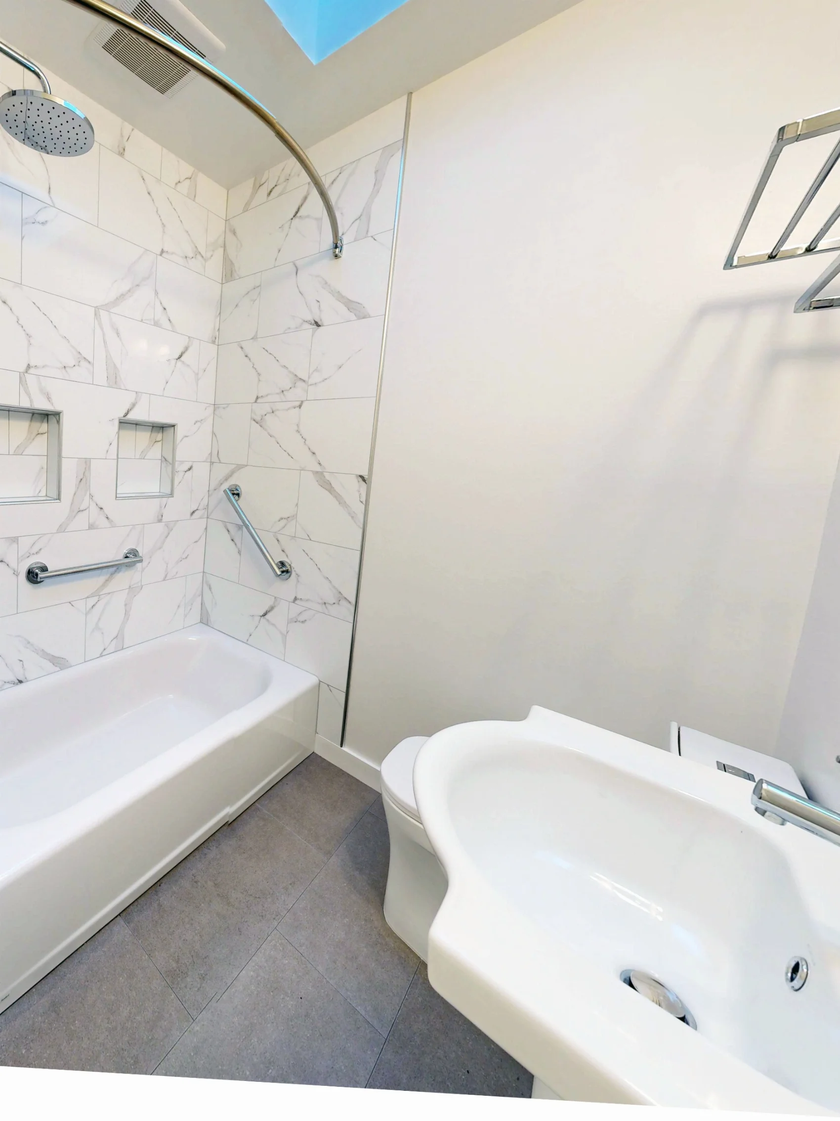 After bathroom remodel
