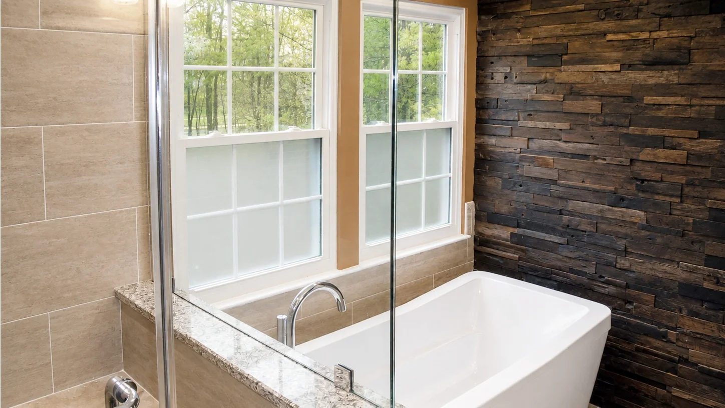 After bathroom remodel