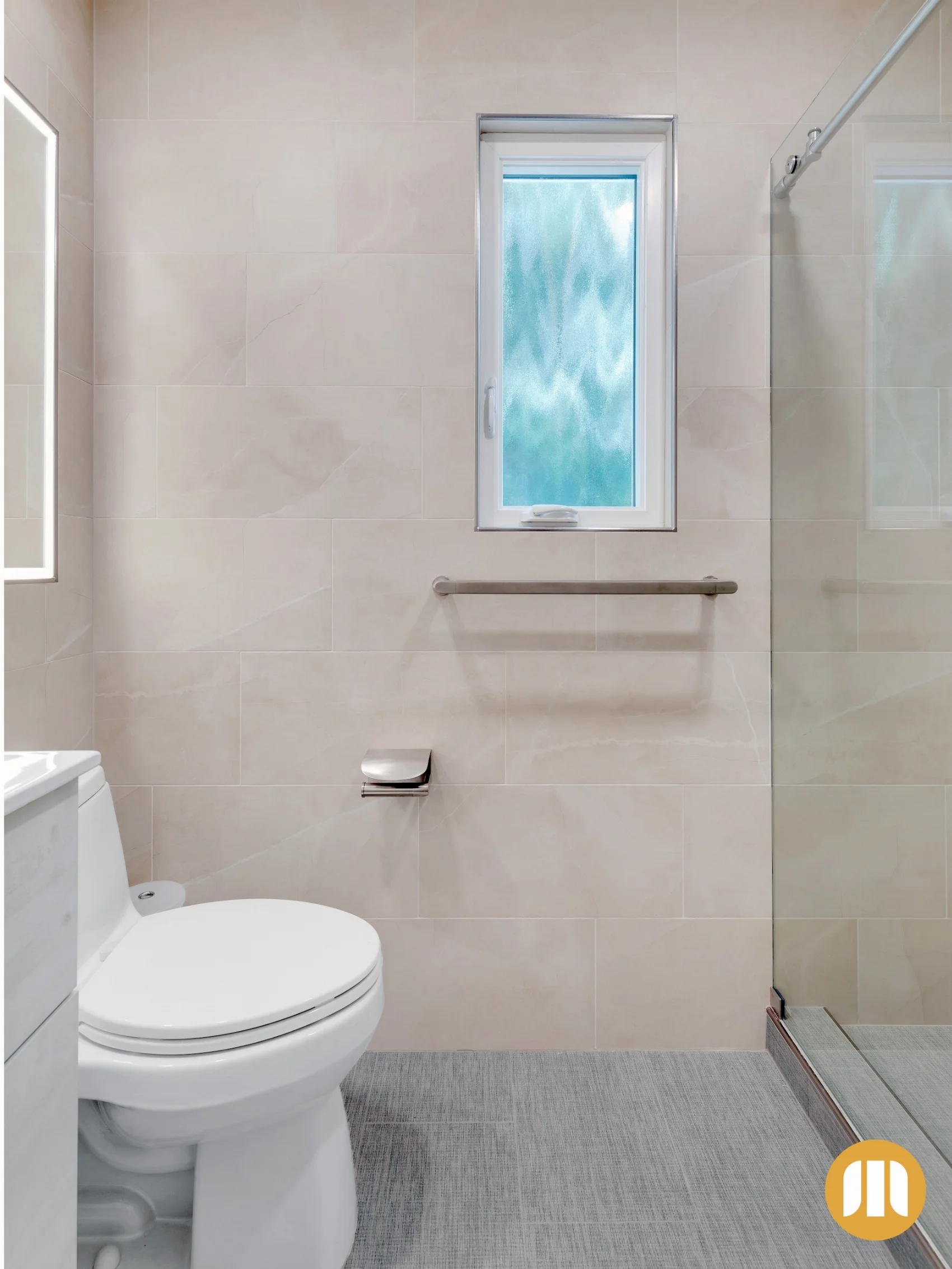 After bathroom remodel