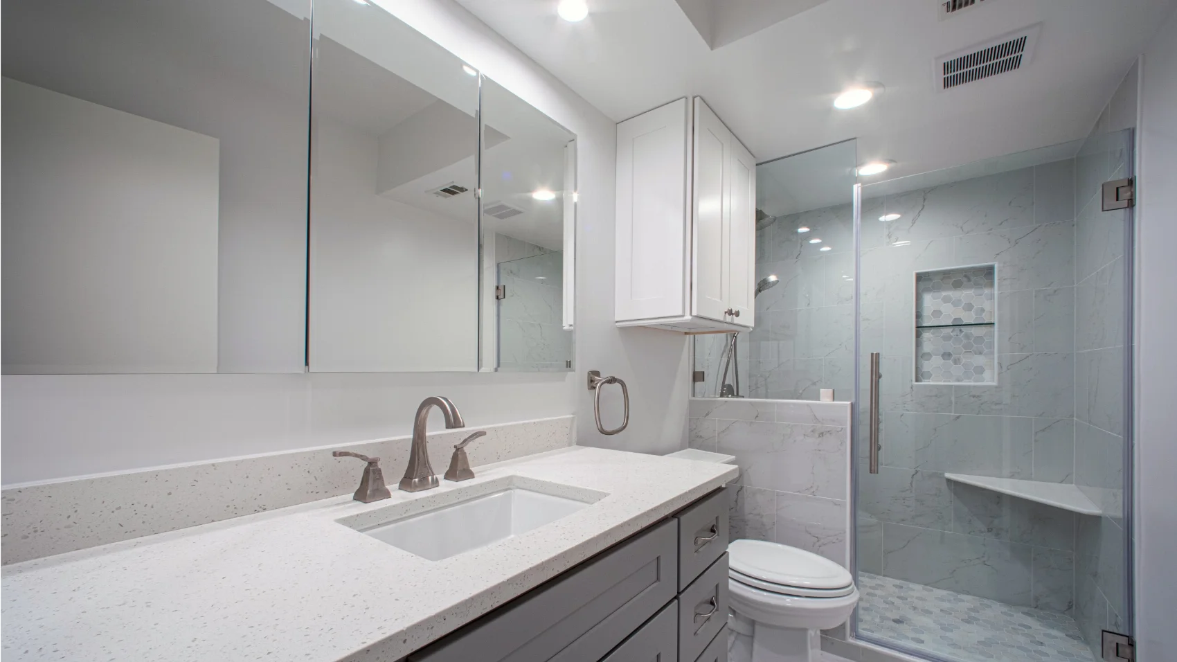 After bathroom remodel