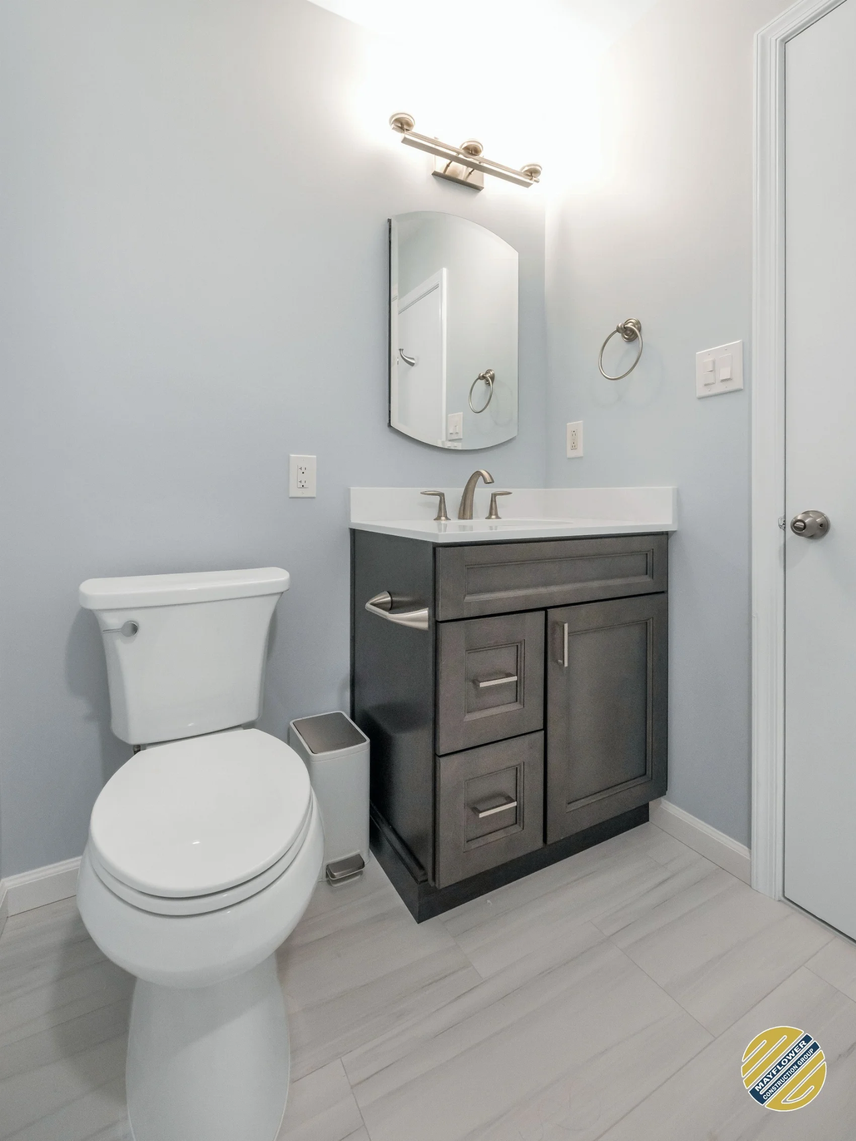 After bathroom remodel