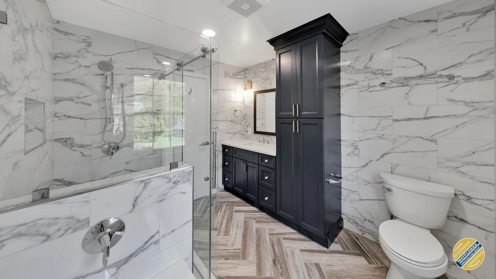 After bathroom remodel