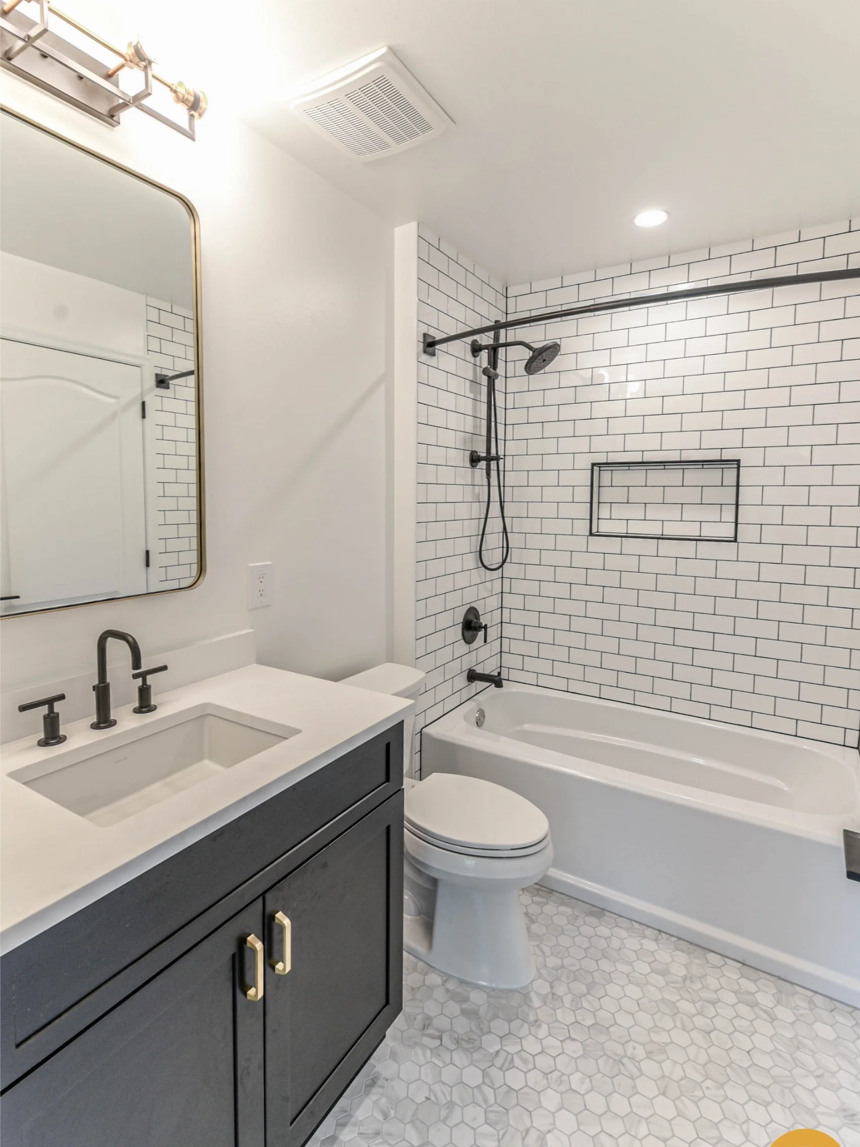 After bathroom remodel