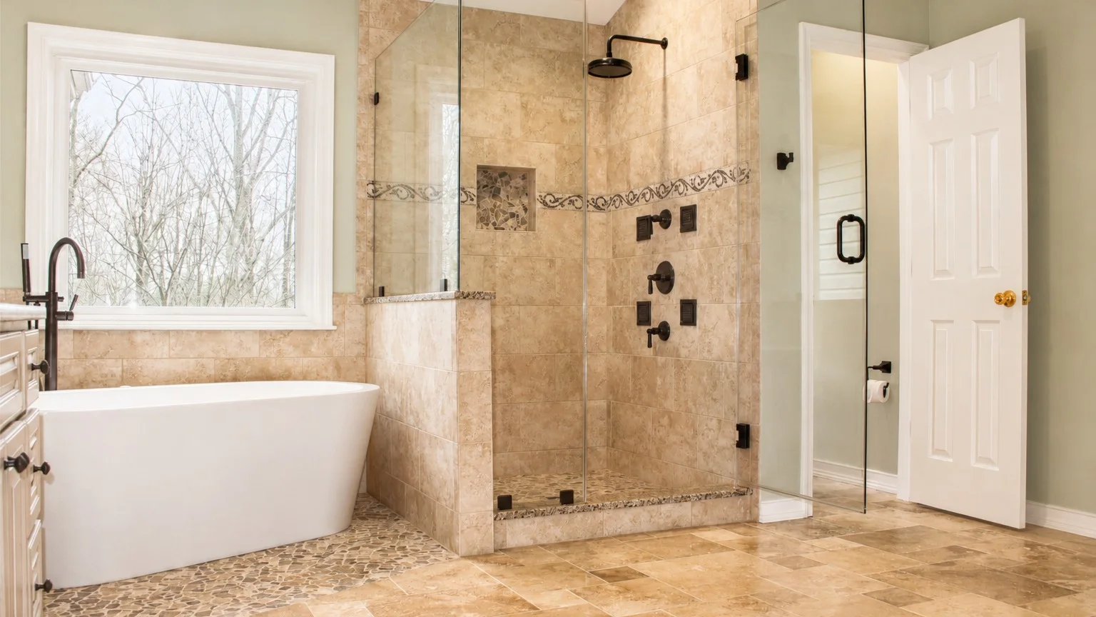 After bathroom remodel