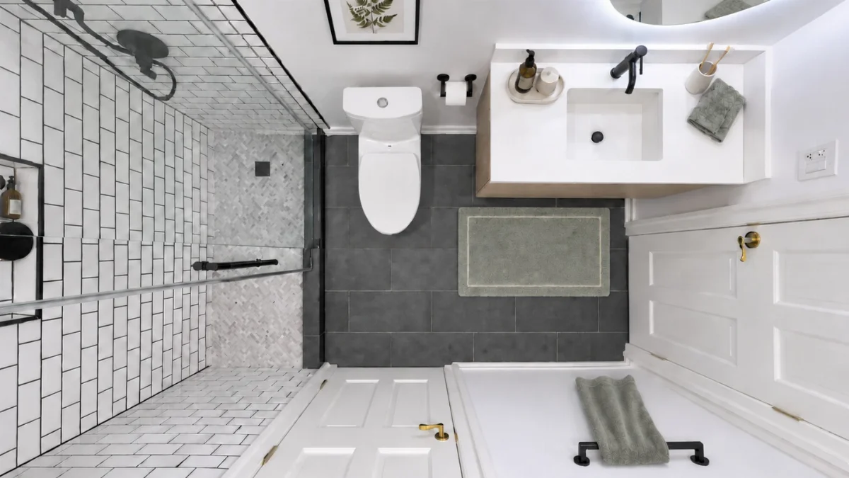 Melanie's Bathroom Renovation in McLean, VA