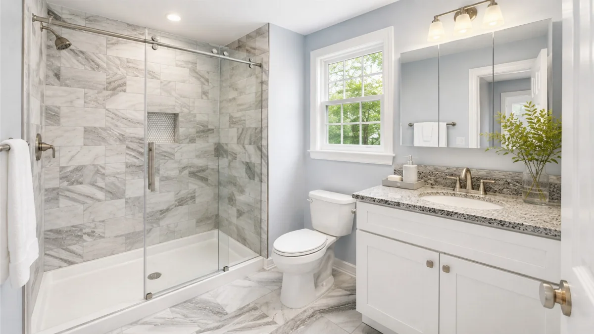 Mike's Bathroom Renovation in Burke, VA