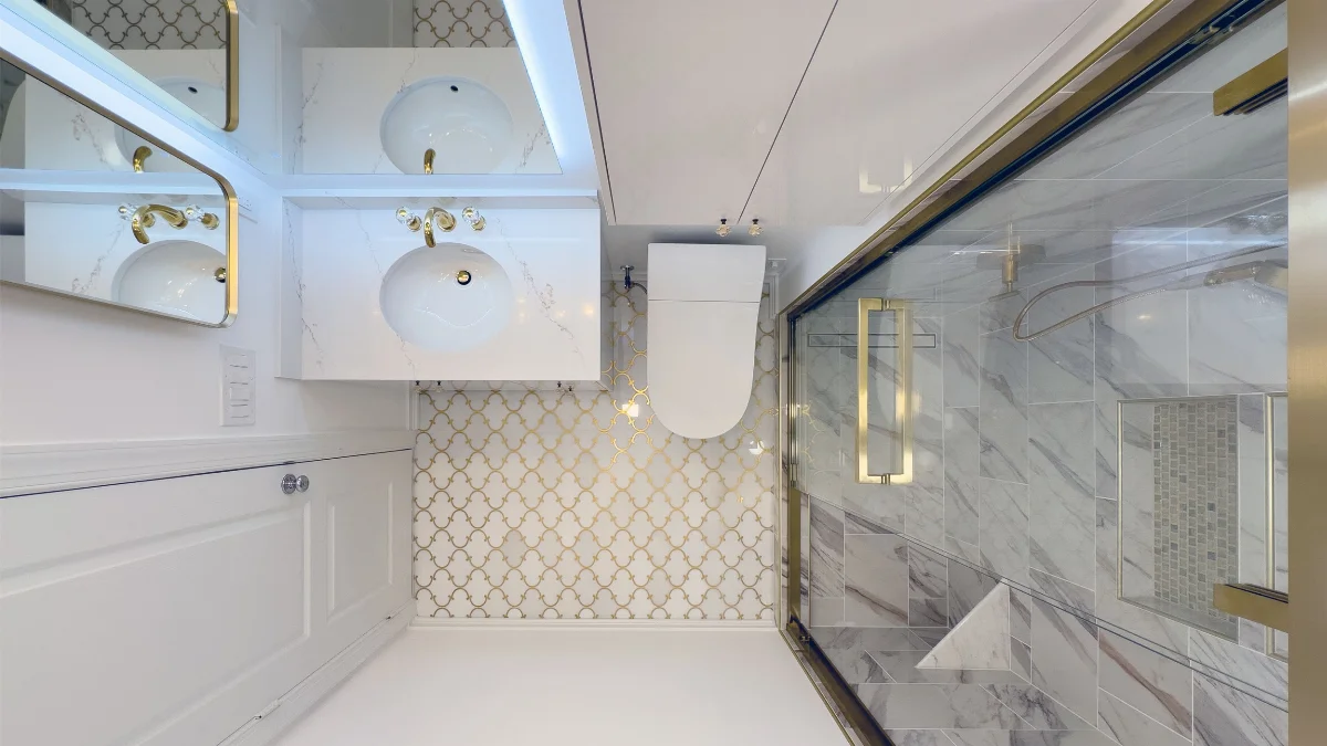Nazdar's Guest Bathroom Remodel in McLean, VA