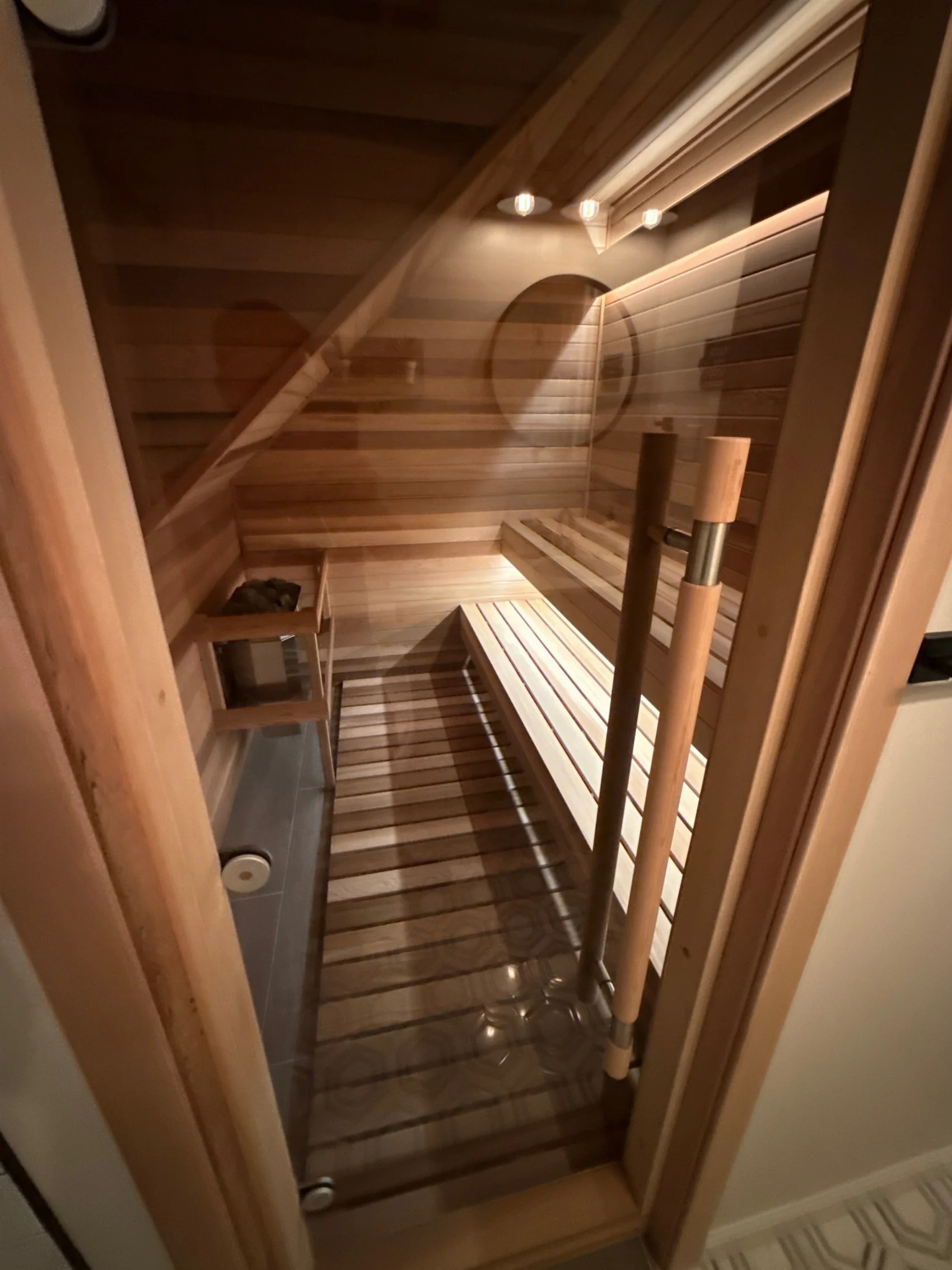 After sauna remodel